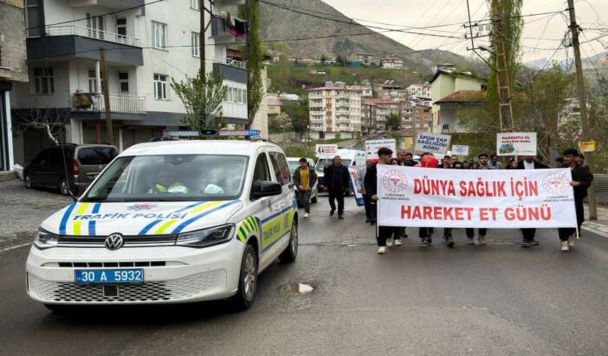 Hakkâri’de Sağlıklı Yaşam Yürüyüşü: 