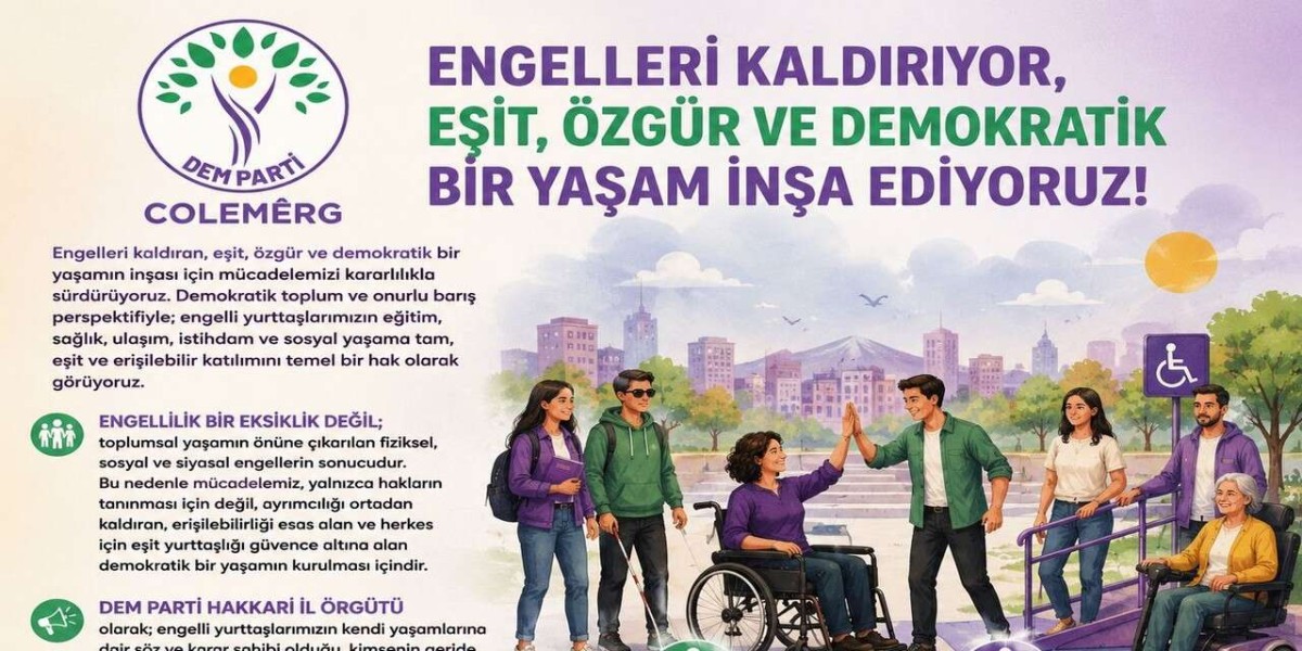 DEM Parti Hakkari’den ‘Engelliler Haftası’ Mesajı: 